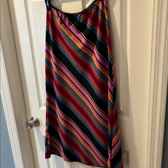 EUC Striped Multicolor Women's Skirt - Picture 1 of 3